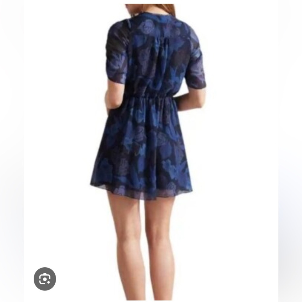 New Ted Baker Juleah Ruched Sleeve Detail Mini Dress NWOTS - Picture 2 of 8
